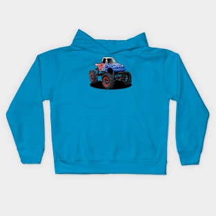 Cartoon monster truck Kids Hoodie